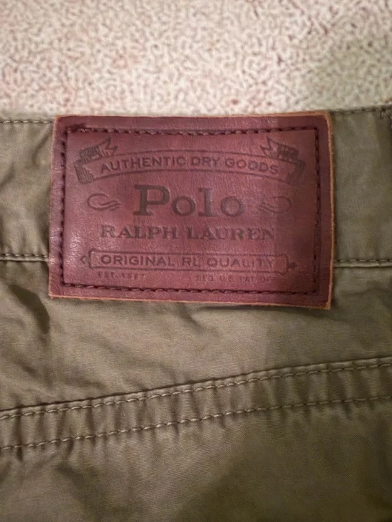 Boys Green Polo Ralph Lauren Chino Pants - Picture 6 of 6